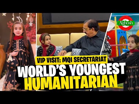 World's Youngest Humanitarian Zartasha Kashif visits MQI Secretariat | Full Vlog 🇵🇰🤝