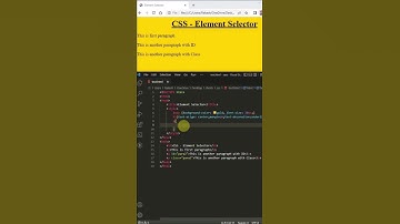CSS Element Selector #shorts
