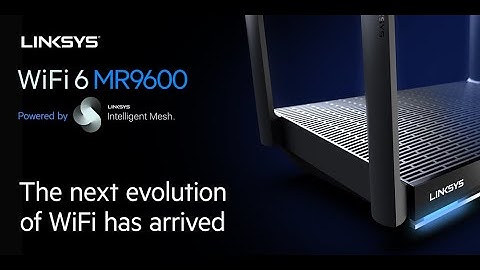 Linksys MR9600 Dual-Band Mesh WiFi 6 Router