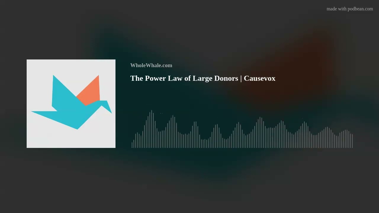 The Power Law of Large Donors |  Causevox