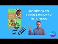 How to design a mood board for a food delivery business