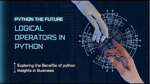 My Favourite Logical Operators In Python Video