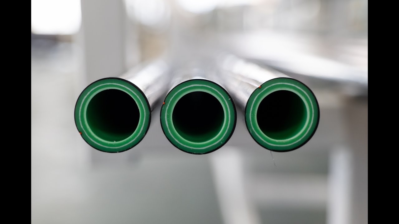 20-110mm PPR+PE Fiber Glass Four Layers Pipe Extrusion Line