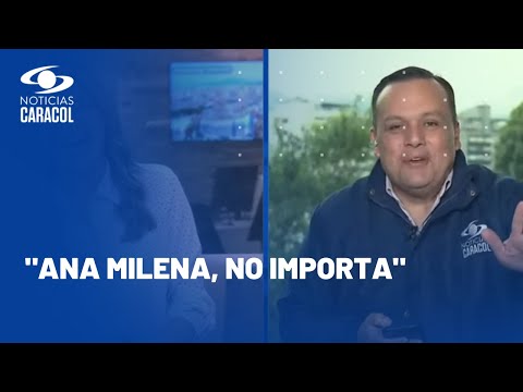 Presentadora de Noticias Caracol confundió apellido de Edward Porras y desató risas