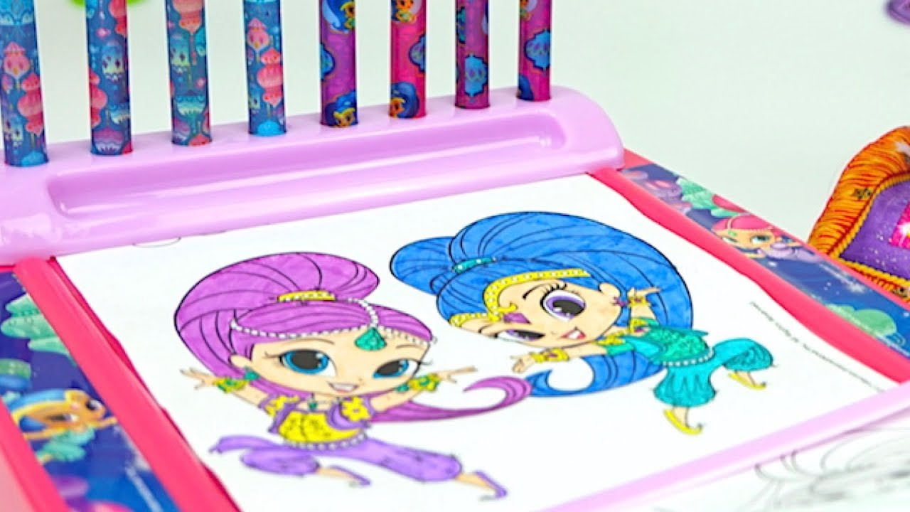 Шиммер и Шайн раскраски, игрушки и сюрпризы