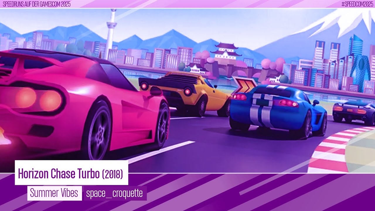 Speedruns auf der gamescom 2025 | Horizon Chase Turbo (Summer Vibes) von space_croquette