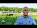 Dr david johnson soil4climate presentation aug 8 2022