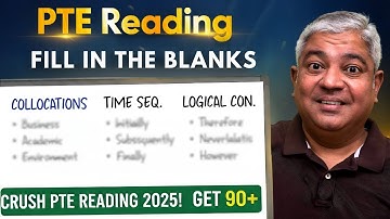 How to Solve PTE Reading Fill in the Blanks Using Collocations (Full Practice Set)
