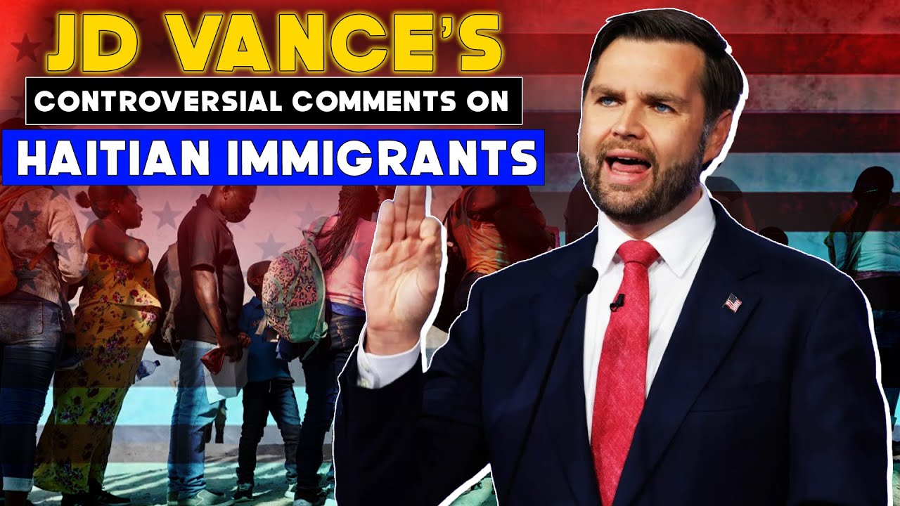 JD Vance Sparks OUTRAGE Over Haitian Migrants Comment?