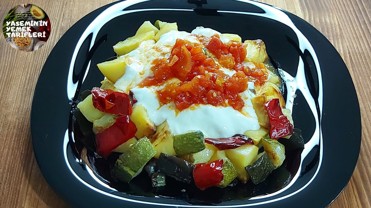 ✅ 3 yemek kaşığı yağ ile koca tepsi yaptım ????‍???? çok PRATİK ve LEZZETLİ???? KARIŞIK KIZARTMA????????????