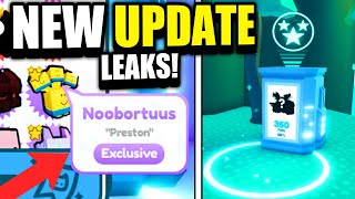 New UPDATE leaks NOOBORTUUS PET COLLECTION Pet Simulator X Roblox