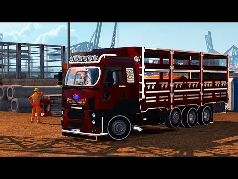 Euro Truck Simulator 2 Kırkayak Kamyonu: Ford Cargo 3242S 8X4