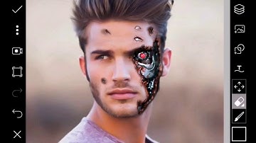 Best Photo PicsArt Editing Tutorial 2019  How to Make Terminator Face