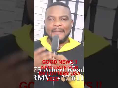 GOOD NEWS NEW DATE FOR DV LOTTERY USA 2025