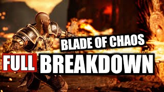 【GOW v1.33】Blade of Chaos Full Breakdown combo tutorial