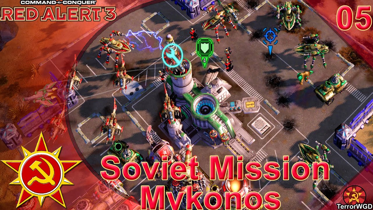 Red Alert 3│Soviet Mission 5│Mykonos The Science of War - YouTube