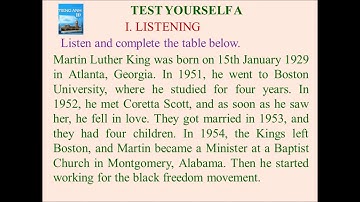 TEST YOURSELF A TIẾNG ANH 11 CƠ BẢN