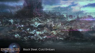 Black Steel, Cold Embers (Garlemald Night) - FFXIV: Endwalker [Rain/Thunder 1hr]