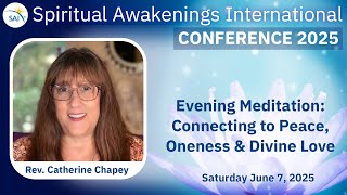 Meditation Connecting to Peace Oneness Divine Love Rev Catherine Chapey