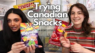 Trying Canadian Snacks with Lyba!