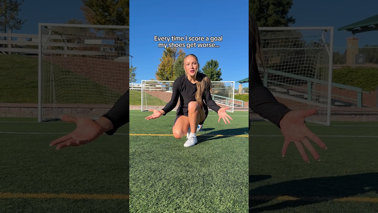 Every time I score my shoes get worse… #soccer #soccerplayer