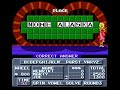 Wheel Of Fortune NES Video Game Version Skill Level 3 Session For 1 Player