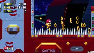 Sonic Mania Titanic Monarch Act 1 as Knuckles