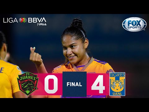 ¡Rugido de Tigresas en casa ajena! Goleada sobre Bravas | Liga MX Femenil