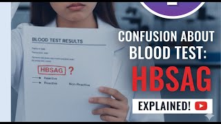 Major confusion ? Blood Test for Hepatitis B virus #HBV