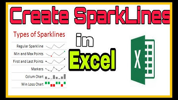 How to Create Sparkline in Excel
