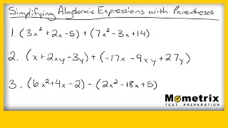 Simplifying Algebraic Expressions with Parentheses