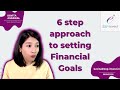 Six step guide to setting financial goals