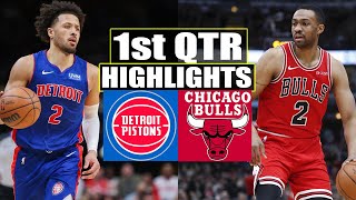 Detroit Pistons vs Chicago Bulls 1st QTR GAME HIGHLIGHTS | April 11 | 2024 NBA Season