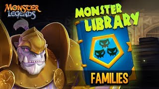 Monster Library - Families Book