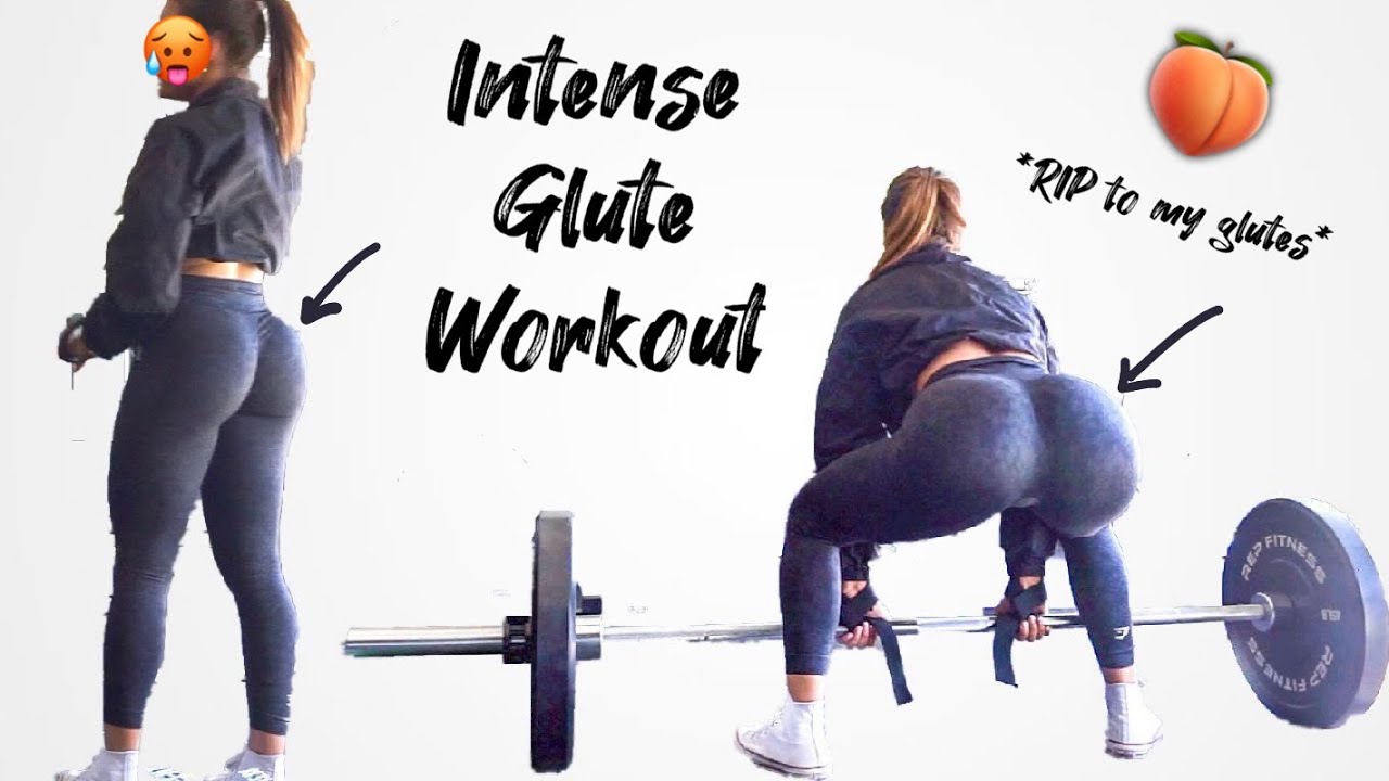 Super Intense Glute Leg Workout Workout With Me Youtube