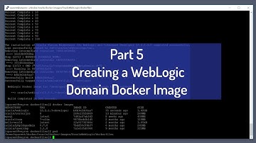 Deploying WebLogic using Docker Part 5