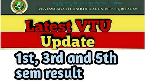 VTU UPDATE :: 2/3/2020 || EXPECTED 1ST.3RD AND 5TH SEM RESULT || VTU Results 2020
