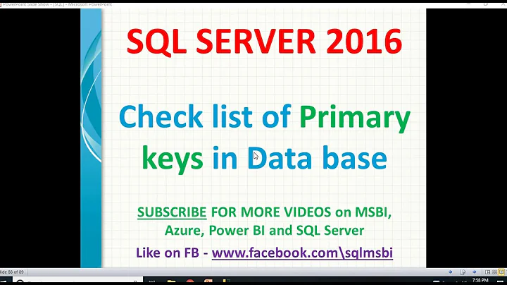 get list of primary keys in sql | get list of tables with primary keys in sql