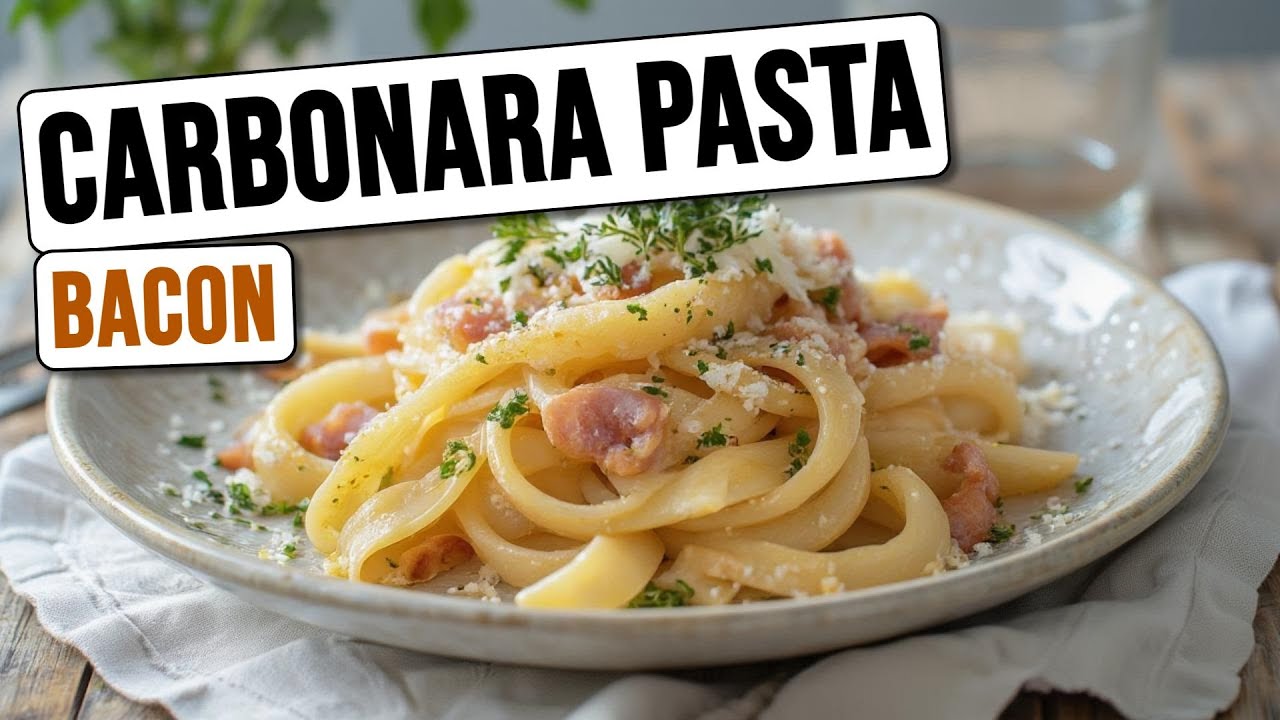 The BEST Carbonara Pasta With Bacon Recipe In Minutes How To Make The best carbonara pasta with bacon recipe in minutes how to make