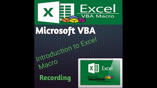 Microsoft VBA | Introduction |Excel Macros| Recording |Lession2