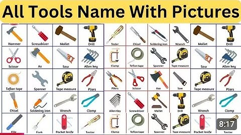 Tools Name With Pictures | All Engineering Tools Name | Tools Name In English  | Useful Tools Name
