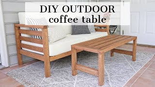 DIY Outdoor Coffee Table for $20