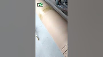 Test máy cắt ống giấy 1 dao tự động, Cắt ống lõi giấy tự động