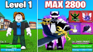 Lvl 1 Noob To Max Level With Admin Account In Blox Fruits