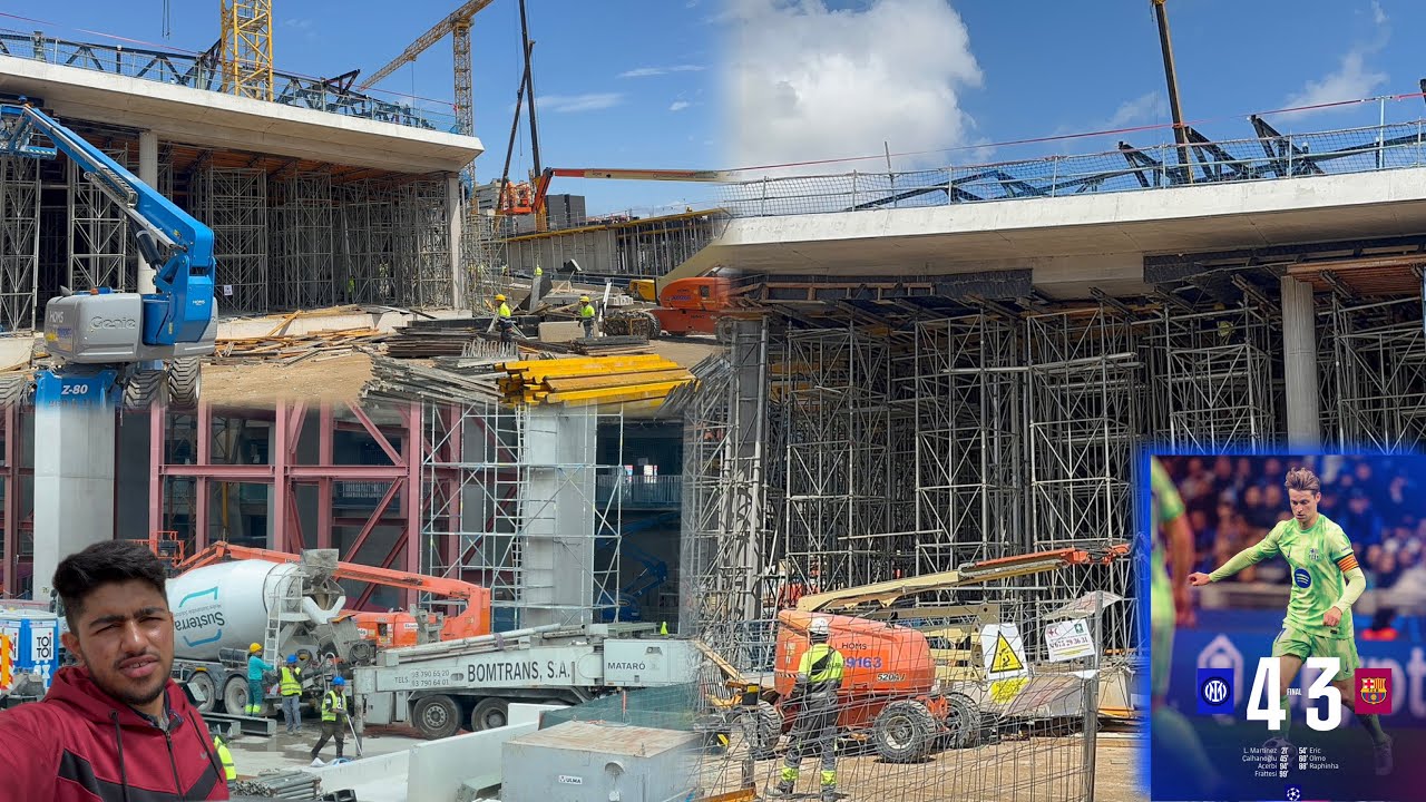 Obras En El Camp Nou a 07/05/2025  MOMENTOS CLAVES BARCAAA 🥲💙❤️|Fani Vlogs