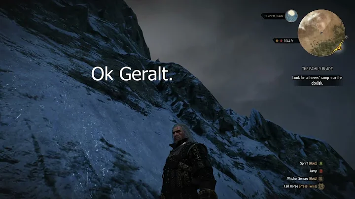 Witcher 3 natrual noclip? Hidden cave?