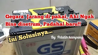 Solution: A new battery cannot be charged because it has been idle for a long time #servicesaki