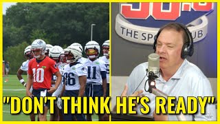 Famous Greg Bedard: I Don't Think Drake Maye is Ready to Get Reps With The 1's Profile