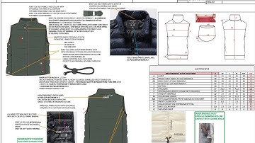 Jacket vest pattern making Basic tutorial by Lectra modaris ( it