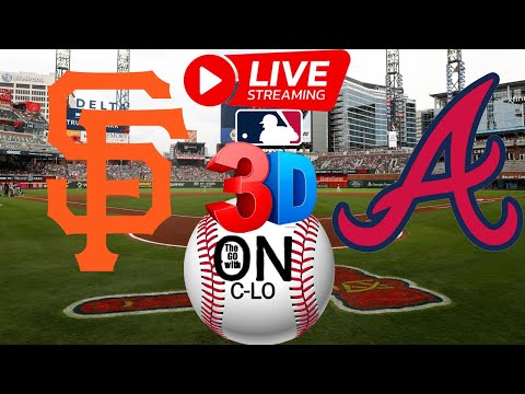 🔴Atlanta Braves vs San Francisco Giants. Live MLB Baseball. Play by Play, 3D Presentation Livestream